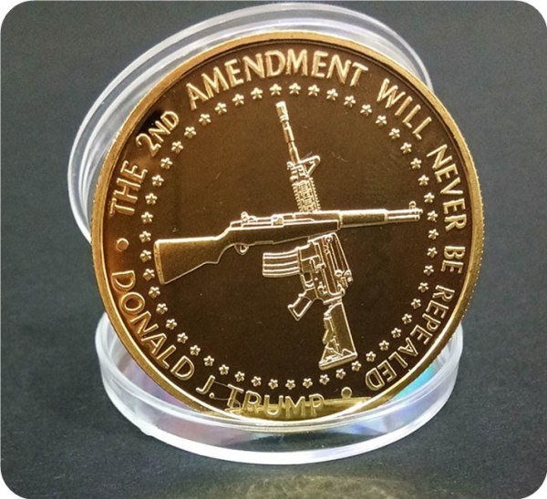 New Popular Trump Commemorative Coin Trump Bitcoin Metal