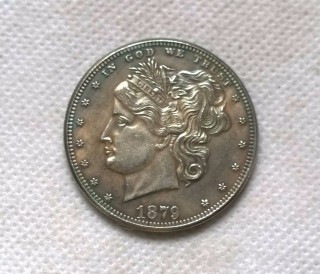 USA 1879 Wavy Hair Dollar Patterns  COPY commemorative coins