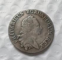 GERMAN STATES 1785 Fredericus Borussorum Rex Coin Medal Thaler Copy Coin FREE SHIPPING