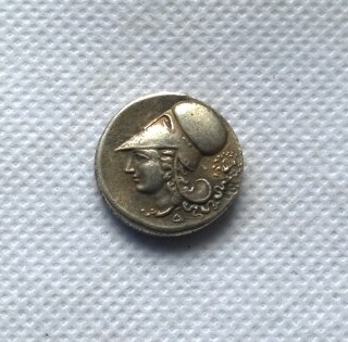 Type:#18 ANCIENT GREEK Athena fly horse Copy Coin commemorative coins