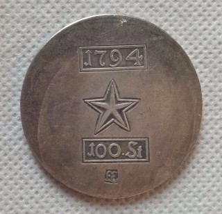 1794 Dutch Republic 100 Stuivers French siege COPY COIN commemorative coins