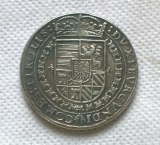 1564-1595 Austria 1 Taler - Ferdinand II hall mint Coin exact Copy