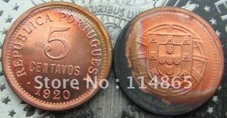 PORTUGAL,5 CENTAVOS 1920 Copy Coin commemorative coins