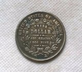 USA 1873 Beaded Coronet Trade Dollar Patterns COPY commemorative coins