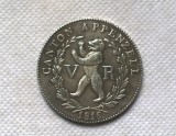 1816 V R Switzerland 4 FRANKEN Silver Copy Coin commemorative coins