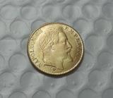 1859 France Gold 50 Francs Copy Coin commemorative coins