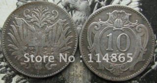 Austria 1892 10 Heller COPY commemorative coins