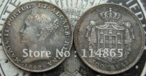 PORTUGAL 500 REIS 1848 COIN COPY FREE SHIPPING