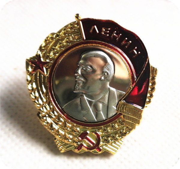 Soviet Order of the Red Banner Screw Back Badges CCCP Orden Lenina USSR Order of Lenin Pre Soviet Union Military Medal