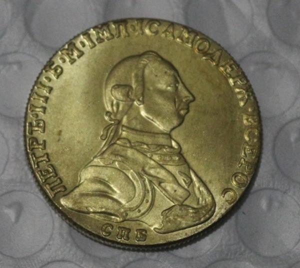 1762 Russian 10 roubles gold Copy Coin commemorative coins
