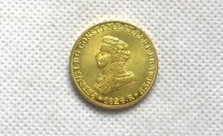 1824 Brazil 4000 Reis Gold Copy Coin commemorative coins