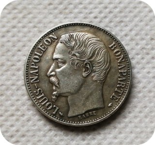 1852 France 1 Franc - Napoleon III copy coins commemorative coins-replica coins medal coins collectibles badge