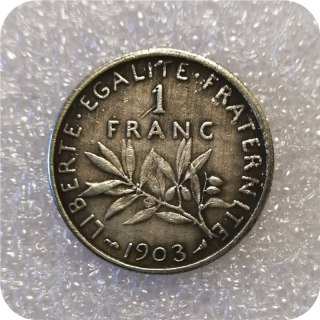 1903,1906 France 1 Franc copy coins commemorative coins-replica coins medal coins collectibles badge