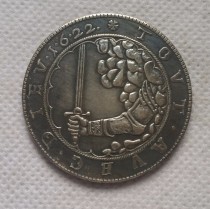 1622 German 1 Thaler - Christian of Halberstadt COPY COIN commemorative coins