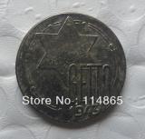 Poland : 5 MARK 1943 GETTO Juden COPY commemorative coins