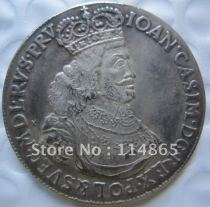 Poland : TALAR - JOAN CASIMIR - 1651 Elblag COPY commemorative coins