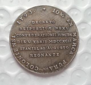1793 POLAND Copy Coin commemorative coins