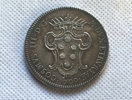 US$ 2.52 - 1700 Italy 1 Pezza Della Rosa Cosimo III Silver Copy Coin  commemorative coins - m.dashumiaocoin.com