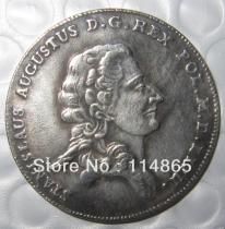 Poland 1782 Talar S A P STANISLAUS AUGUSTUS super coin  COPY commemorative coins