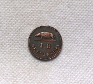 SARAWAK COINS- Malaysia 1841 Keping Copper COPY commemorative coins