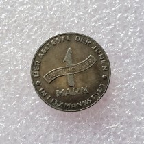 Poland : 1 MARK 1943 GETTO Juden COPY commemorative coins