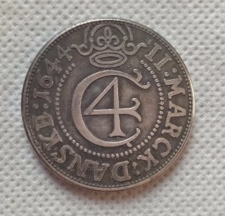1644 Danmark, Kristian 4 COPY COIN commemorative coins