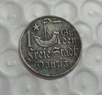 1923 Free City of DANZIG Silver Gulden EXTREMELY SCARCE Key Date Copy Coin FREE SHIPPING