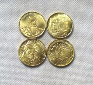 1997 set of coins-all 4 ng(Strzelecki,Pieskowa Skala,king Batory,jelonek rogacz)