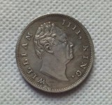 1835 India - British 1 Rupee - William IV COPY COIN commemorative coins
