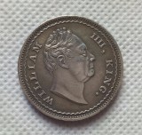1834 India - British 1 Rupee - William IV COPY COIN commemorative coins