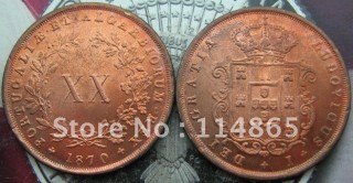1870 PORTUGAL XX REIS Copy Coin commemorative coins