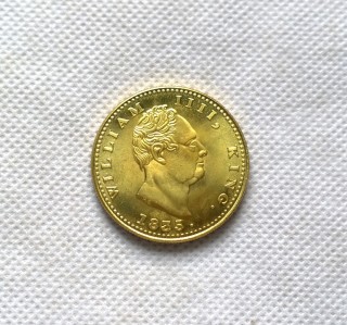 1835 East British India Company Gold Copy Coin commemorative coins