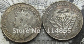 South Africa 3 Pence 1931 COPY commemorative coins