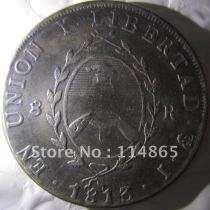 1813 ARGENTINA 8 REALES COPY commemorative coins
