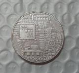 commemorative coins Bitcoin commemorative metal silver coin