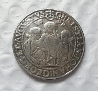 1598 Christian Iogan Coin Saxony Coin Medal Thaler Copy Coin