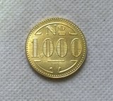 1940 Colonia Santa Teresa 1000 REIS Copy commemorative coins