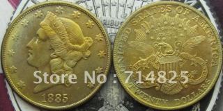 COPY REPLICA 1885 $20 Liberty Double Eagle