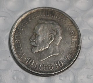 Lithuania (1918-1938)-Coin-Medal-10-Litas COPY commemorative coins