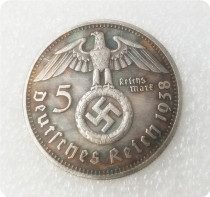 Type #99_ 1939 German WW2 Commemorative COIN COPY FREE SHIPPING