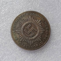 Type #124_ 1941 German WW2 Commemorative COIN COPY FREE SHIPPING