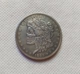 Hobo Nickel two face 1885 Morgan Dollar COPY COIN