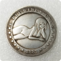 Type#8_Sexy girl Morgan Dollar Hobo Nickel Coin COPY COIN-replica commemorative coins