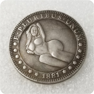 Type#24_Sexy girl Morgan Dollar Hobo Nickel Coin COPY COIN-replica commemorative coins