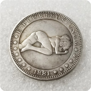 Type#15_Sexy girl Morgan Dollar Hobo Nickel Coin COPY COIN-replica commemorative coins