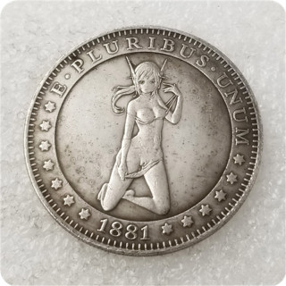 Type#13_Sexy girl Morgan Dollar Hobo Nickel Coin COPY COIN-replica commemorative coins