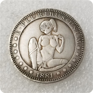 Type#25_Sexy girl Morgan Dollar Hobo Nickel Coin COPY COIN-replica commemorative coins