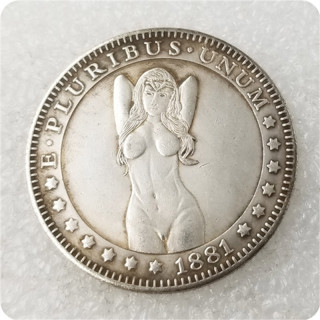 Type#26_Sexy girl Morgan Dollar Hobo Nickel Coin COPY COIN-replica commemorative coins