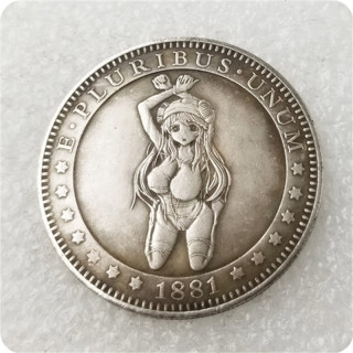 Type#19_Sexy girl Morgan Dollar Hobo Nickel Coin COPY COIN-replica commemorative coins