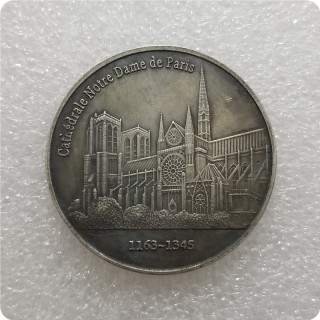 Hobo Nickel France Notre Dame DE Paris 5 Francs copy coin